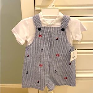 Toddler Overall Short Set